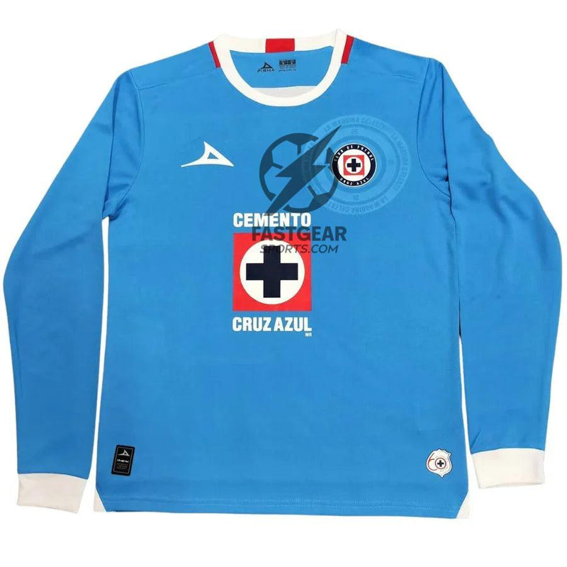 Cruz Azul Home Long Sleeve Fan Jersey 2024/25