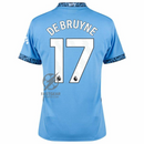 Manchester City De Bruyne 17 Home 2024/25 Patches UCL UEFA Foundation (Official Printing)