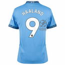 Manchester City Home 2024/25 Patches UCL UEFA Foundation (Official Printing)