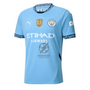 Manchester City Home Jersey 2024/25 Patch World Cup