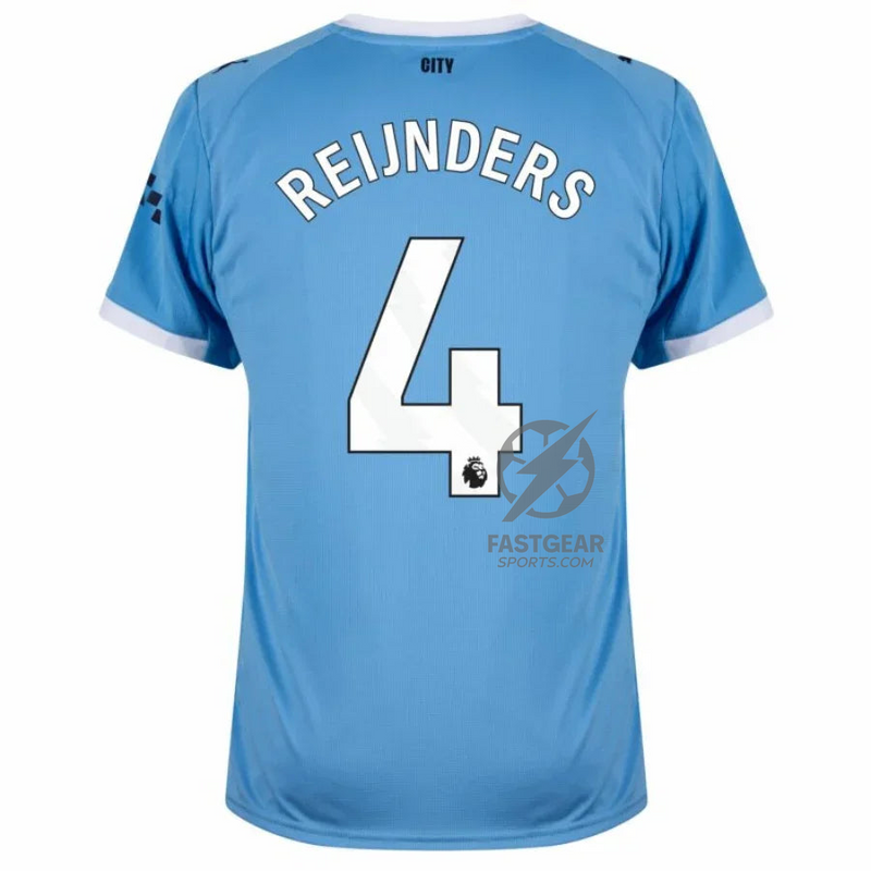 Manchester City Home Reijnders 4 Fan Jersey 2025/26