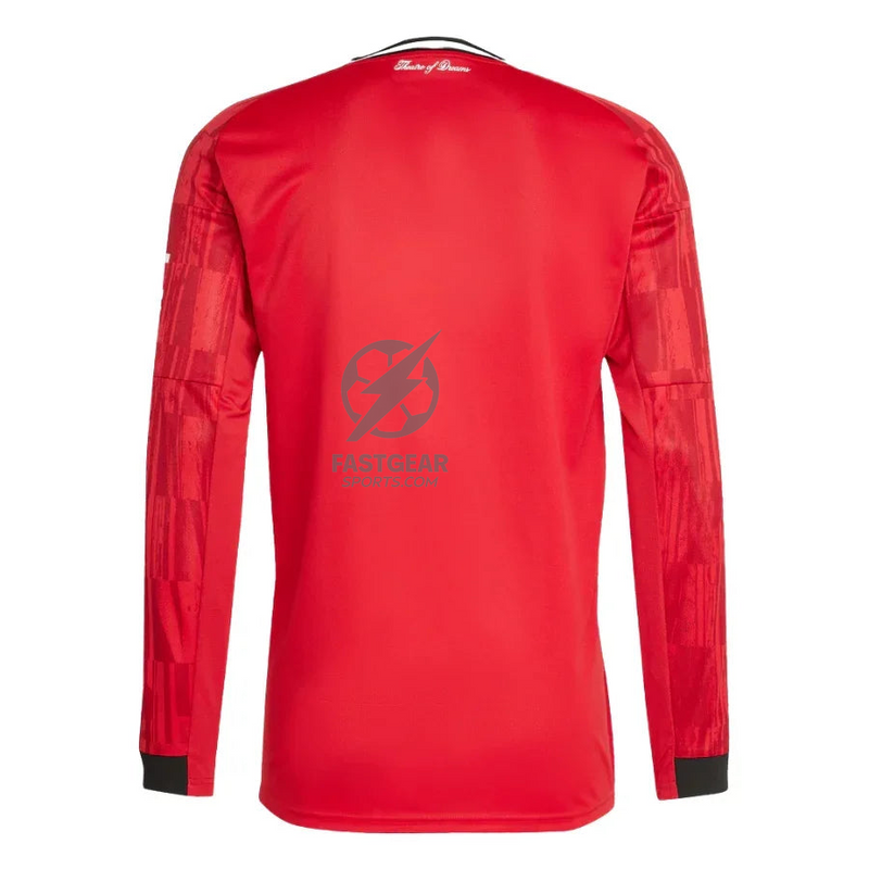Manchester United Long Sleeve Home Fan Jersey 2025/26