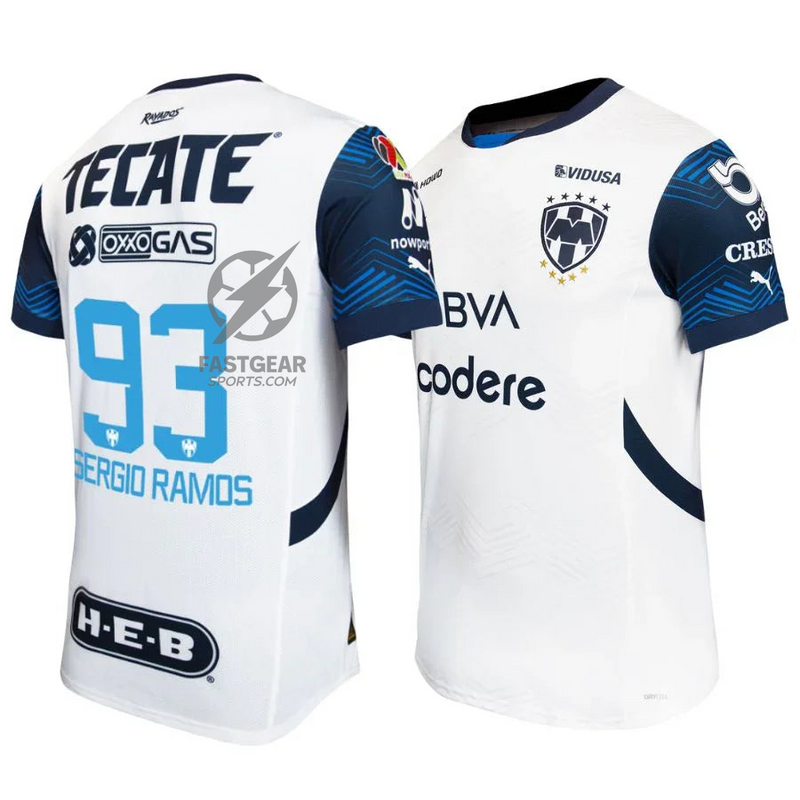 Monterrey Sergio Ramos 93 Away Fan Jersey 2024/25