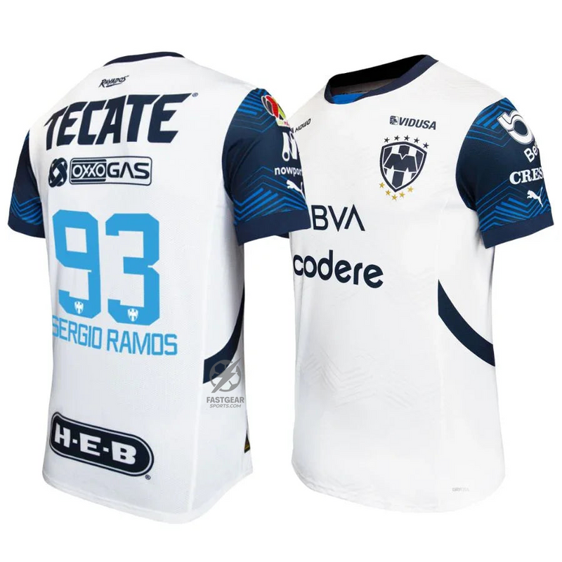 Monterrey Sergio Ramos 93 Away Fan Jersey 2024/25