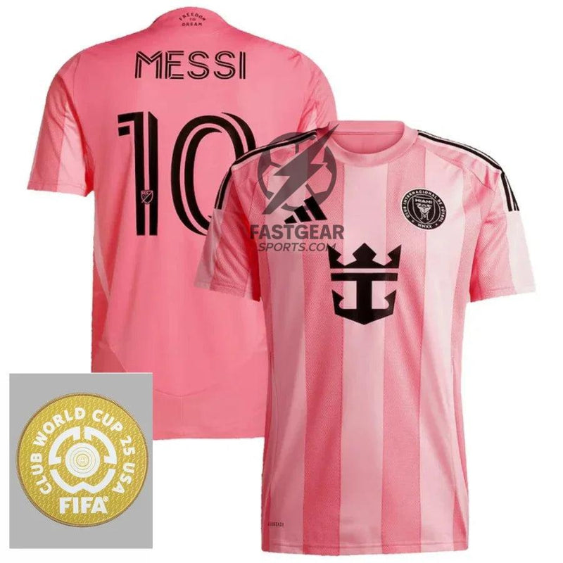 Inter Miami Messi 10 Home Fan Jersey 2025/26 Patch Club World Cup