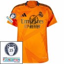 Real Madrid Modric 10 Away Fan Jersey 2024/25 Patches UCL UEFA Foundation (Official Printing)