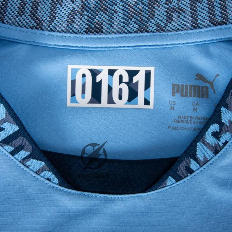 Manchester City De Haaland 9 Home 2024/25 Patches UCL UEFA Foundation (Official Printing)
