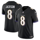 NFL Baltimore Ravens Black Lamar Jackson 8 Limited