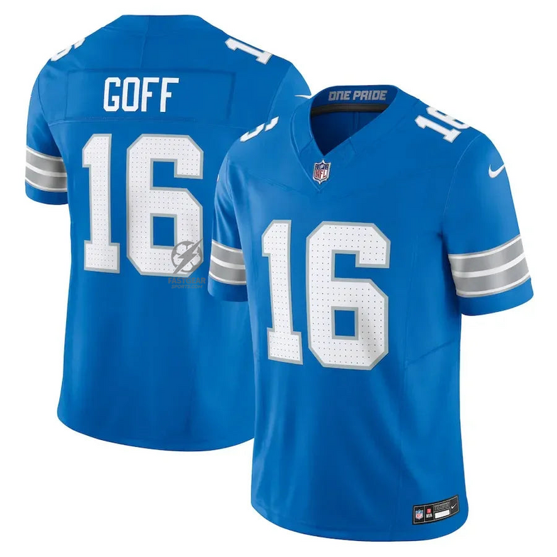 NFL Detroit Lions Blue Jared Goff 16 Limited