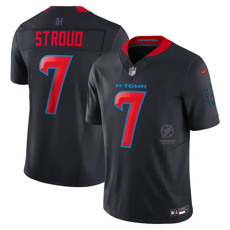 NFL Houston Texans Navy C.J. Stroud 7 Alternate Vapor Limited