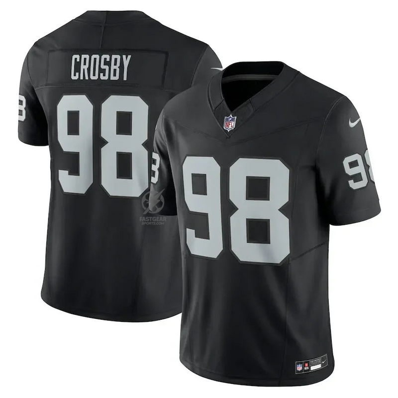 NFL Las Vegas Raiders Maxx Crosby 98 Black Limited