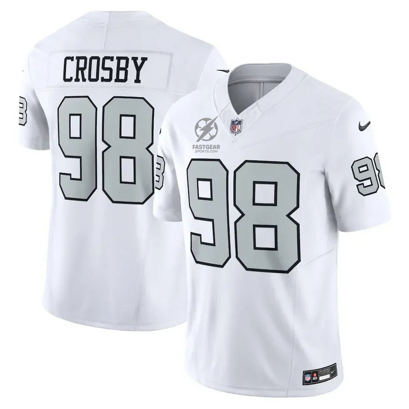 NFL Las Vegas Raiders Maxx Crosby 98 White Limited