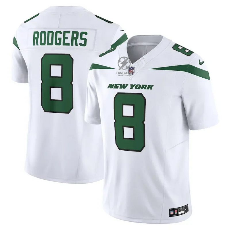 NFL New York Jets White Aaron Rodgers Spotlight