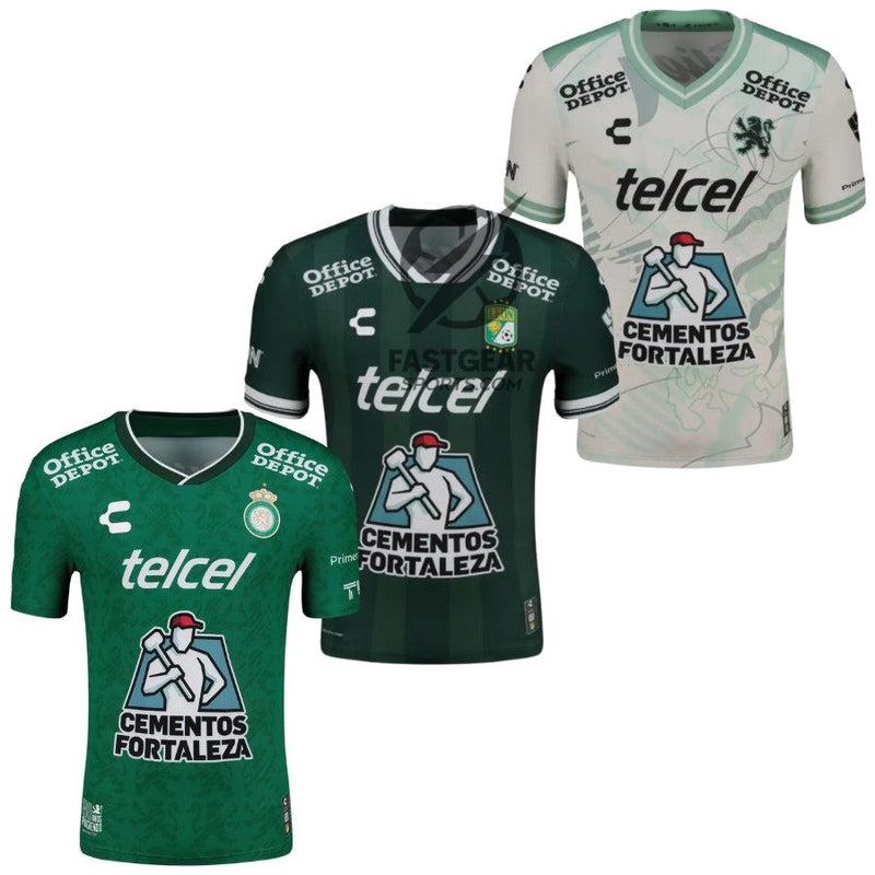 Club León Fan Jersey Home, Away y Third 2025/26 - Kit 3 Fan Jersey