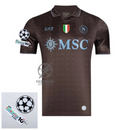 Napoli Third Fan Jersey 2025/26 Patches UCL + 10th Anniversary UEFA.