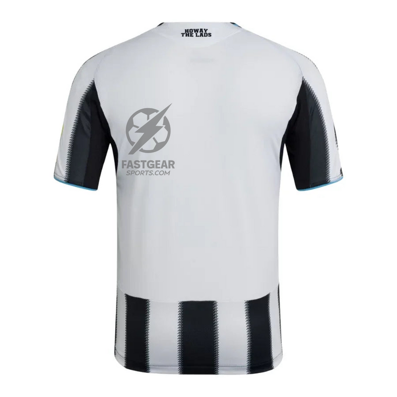 Newcastle United Home Fan Jersey 2025/26 Patches UCL + 10th Anniversary UEFA.