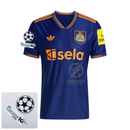 Newcastle United Third Fan Jersey 2025/26 Patches UCL + 10th Anniversary UEFA.