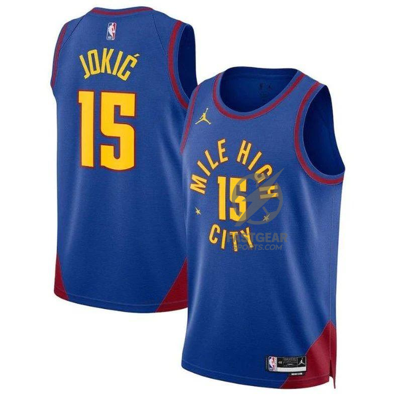 Nikola Jokic Denver Nuggets Unisex 2023 Statement Edition NBA Jersey - Blue