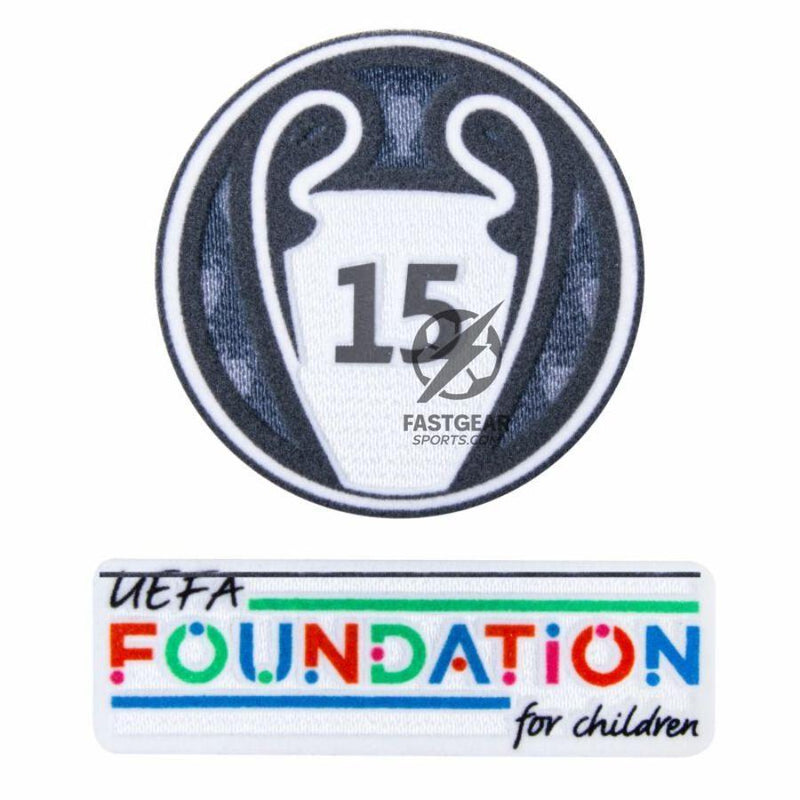 Real Madrid Home Fan Jersey 2024/25 Patches UCL UEFA Foundation (Official Printing)