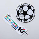 Atalanta Away Fan Jersey 2025/26 Patches UCL + 10th Anniversary UEFA Foundation