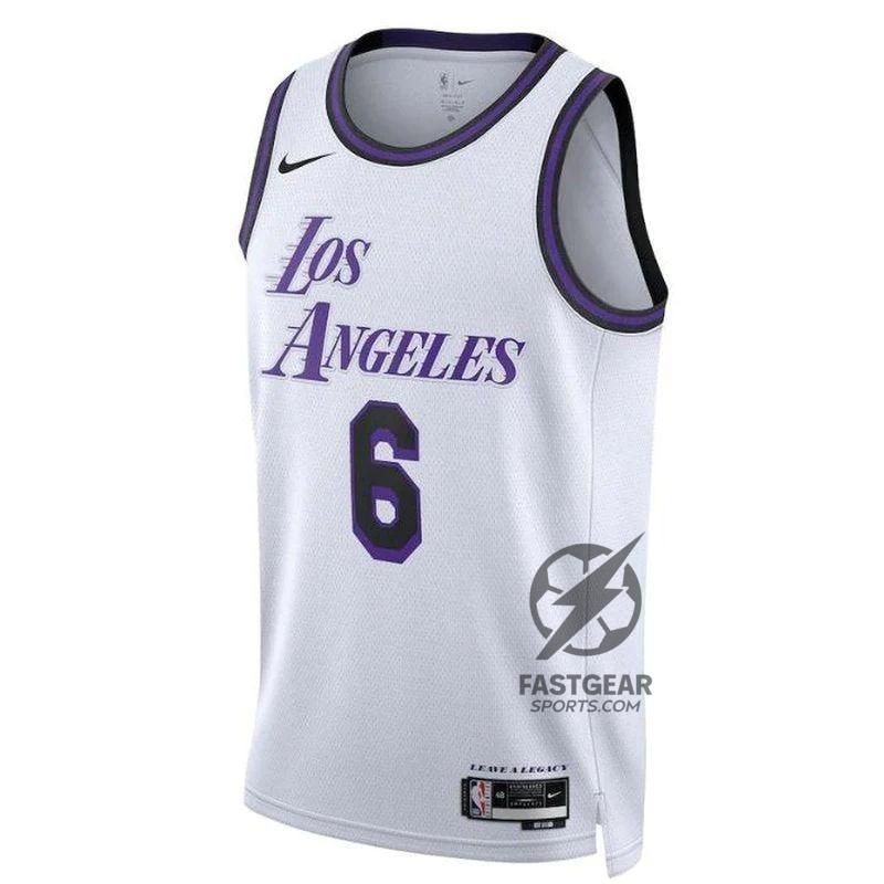 LeBron James Los Angeles Lakers Unisex 2023 NBA Jersey - City Edition - White