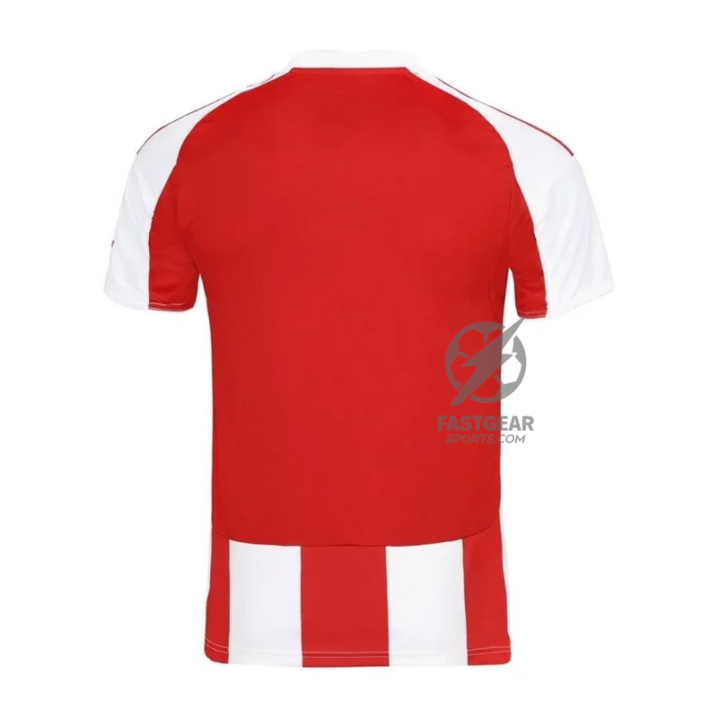 Olympiacos Piraeus Home Fan Jersey 2025/26 Patches UCL + 10th Anniversary UEFA.