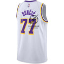Luka Dončić Los Angeles Lakers Nike Unisex Swingman Jersey - Icon Edition - Gol, Purple, White