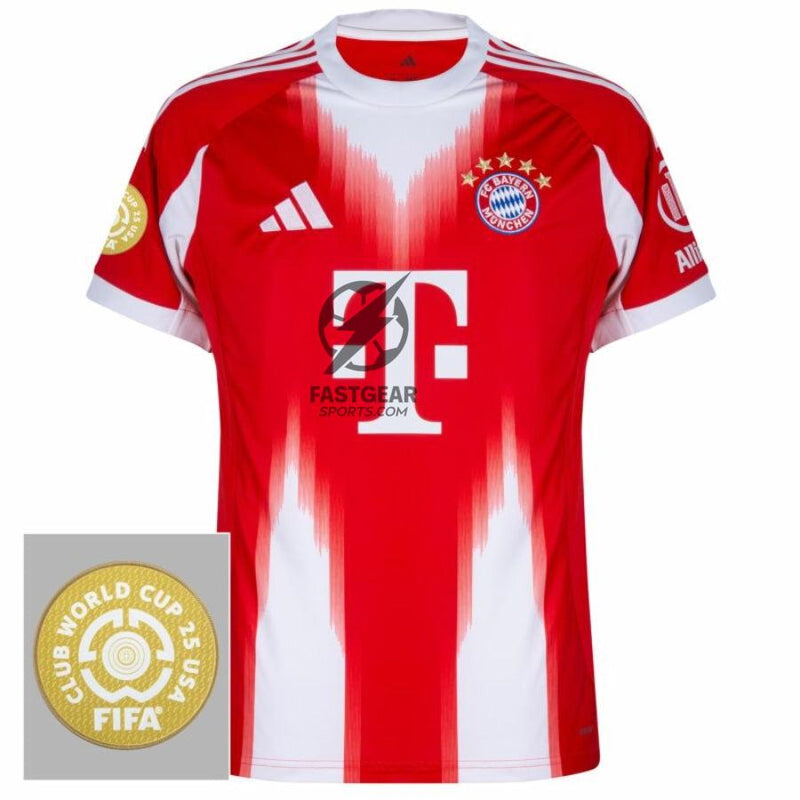 Bayern München Home Fan Jersey 2025/26 Patch Club World Cup