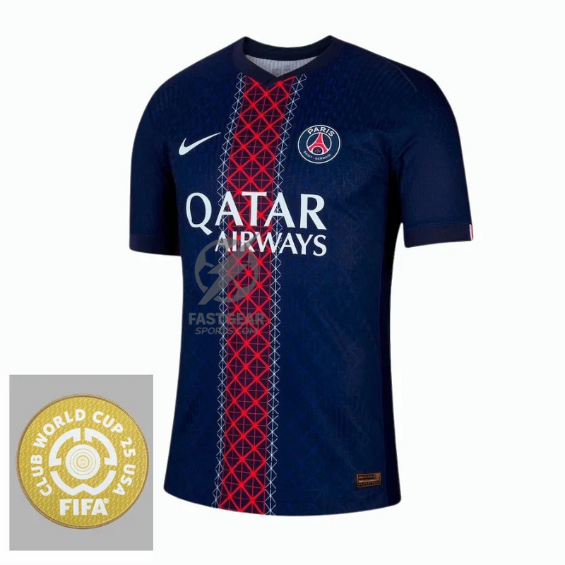 PSG Home Fan Jersey 2025/26 Patch Club World Cup