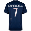 PSG Kvaratskhelia 7 Home Fan Jersey 2025/26