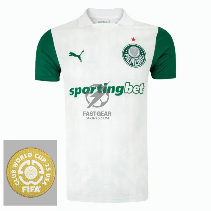 Palmeiras Away Fan Jersey 2025/26 Patch Club World Cup