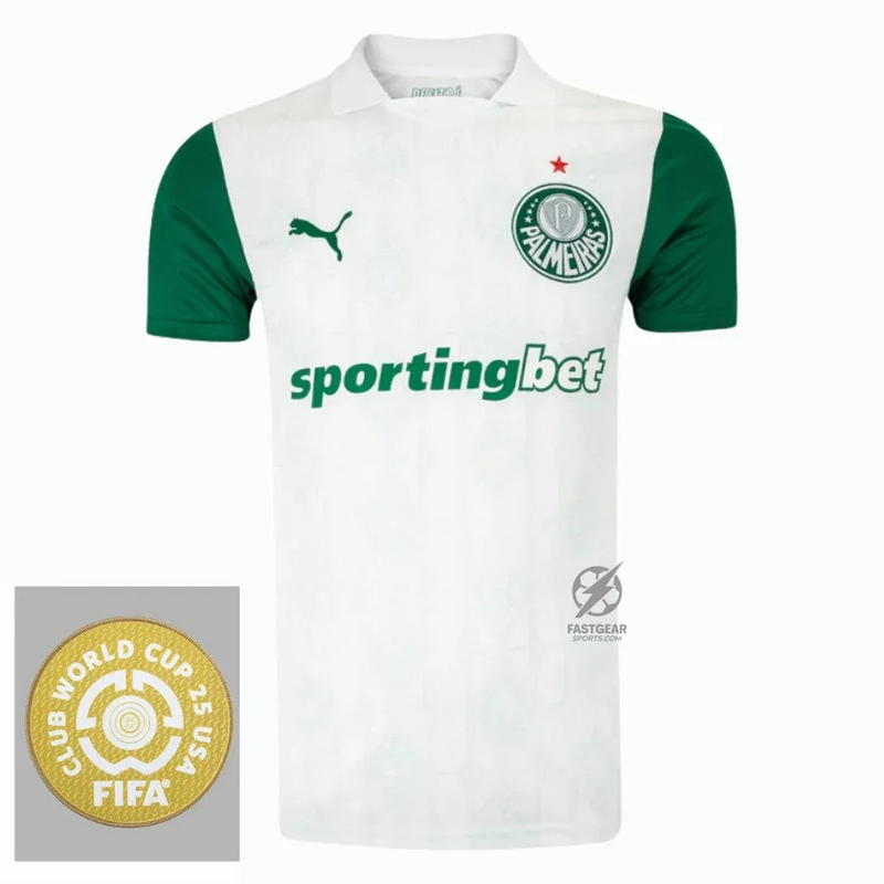 Palmeiras Away Fan Jersey 2025/26 Patch Club World Cup