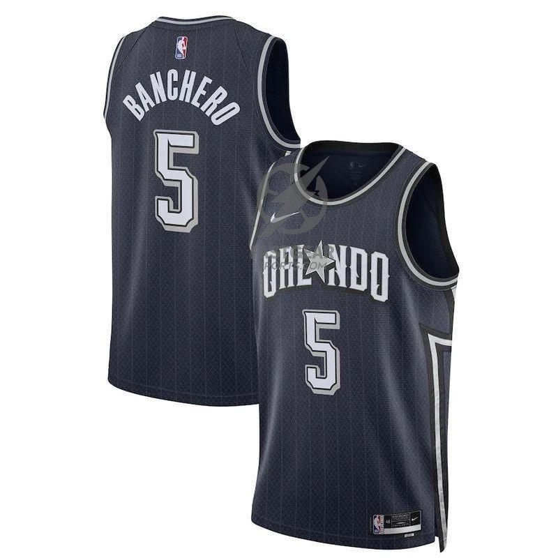 Paolo Banchero Orlando Magic Unisex 23/24 NBA Jersey - Navy - City Edition