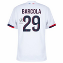 Paris Saint-Germain Barcola 29 Fan Jersey Away 2024/25 Patches UCL UEFA Foundation (Official Printing)