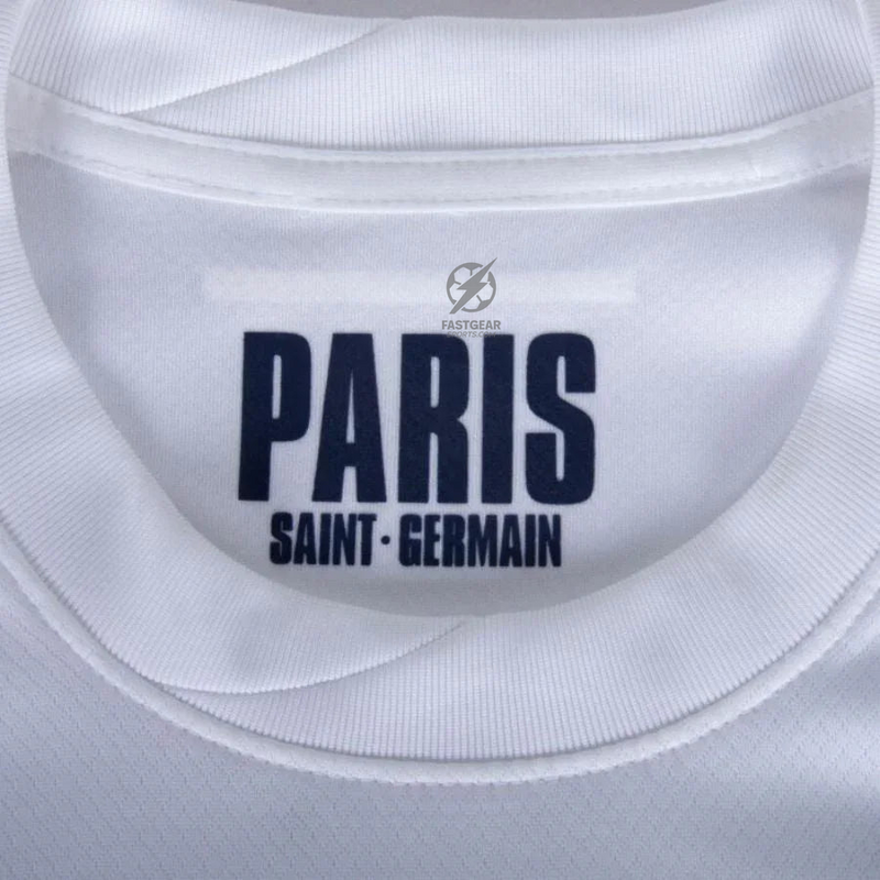 Paris Saint-Germain Barcola 29 Fan Jersey Away 2024/25 Patches UCL UEFA Foundation (Official Printing)