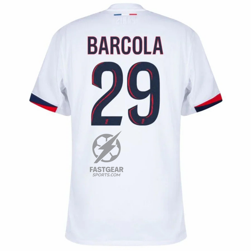 Paris Saint-Germain Fan Jersey Away 2024/25 Patches UCL UEFA Foundation (Official Printing)