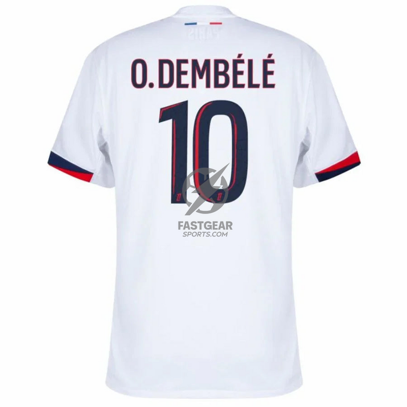 Paris Saint-Germain Fan Jersey Away 2024/25 Patches UCL UEFA Foundation (Official Printing)