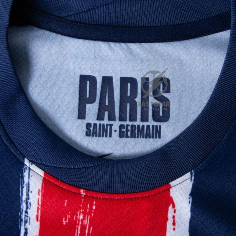 Paris Saint-Germain Fan Jersey Home 2024/25 Patches UCL UEFA Foundation (Official Printing)