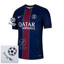 Paris Saint-Germain Home Fan Jersey 2025/26 Patches UCL + 10th Anniversary UEFA.