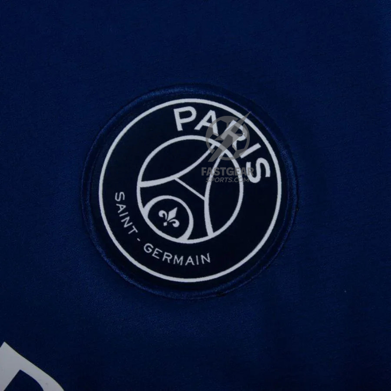 Paris Saint-Germain Kvaratskhelia 7 Fan Jersey Fourth Jordan 2024/25 Patches UCL UEFA Foundation (Official Printing)