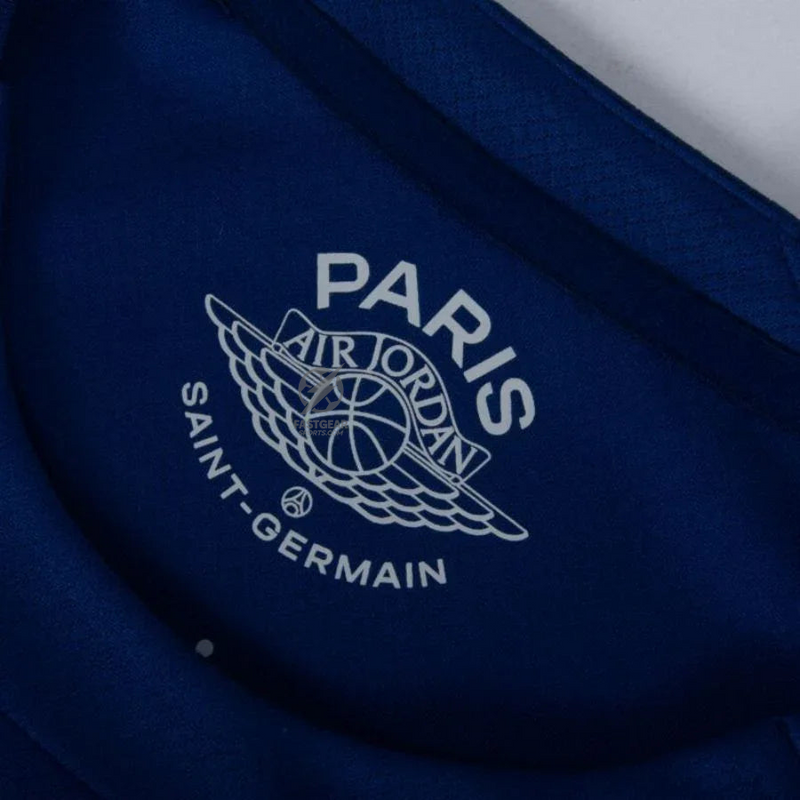 Paris Saint-Germain Kvaratskhelia 7 Fan Jersey Fourth Jordan 2024/25 Patches UCL UEFA Foundation (Official Printing)