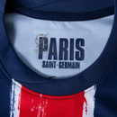 Paris Saint-Germain Kvaratskhelia 7 Fan Jersey Home 2024/25 Patches UCL UEFA Foundation (Official Printing)