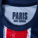 Paris Saint-Germain Kvaratskhelia 7 Fan Jersey Home 2024/25 Patches UCL UEFA Foundation (Official Printing)