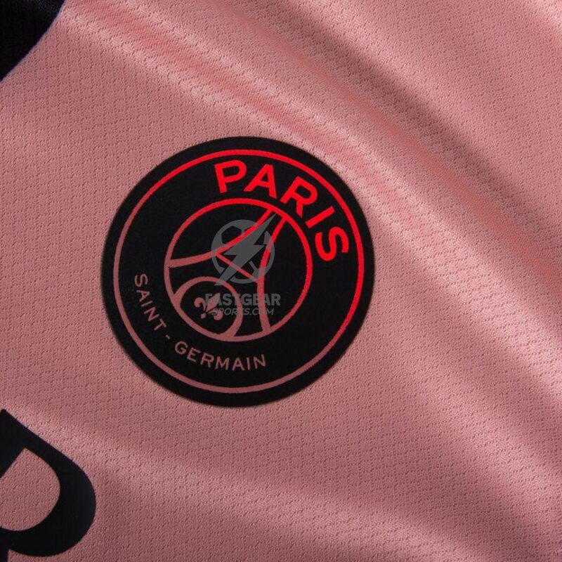 Paris Saint-Germain Kvaratskhelia 7 Fan Jersey Third Jordan 2023/24 Patches UCL UEFA Foundation (Official Printing)