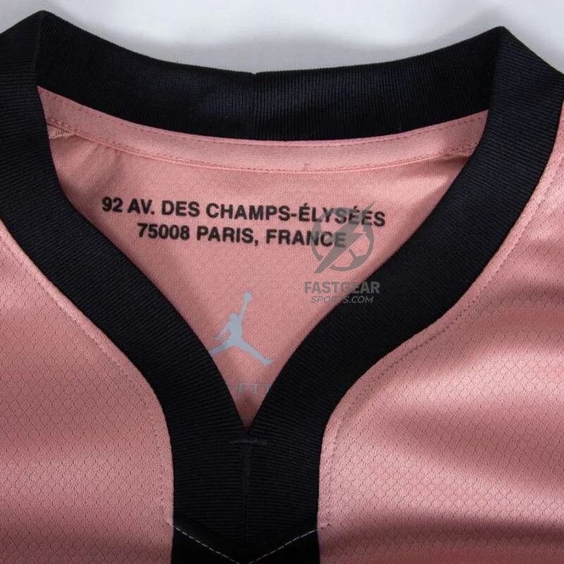 Paris Saint-Germain Kvaratskhelia 7 Fan Jersey Third Jordan 2023/24 Patches UCL UEFA Foundation (Official Printing)