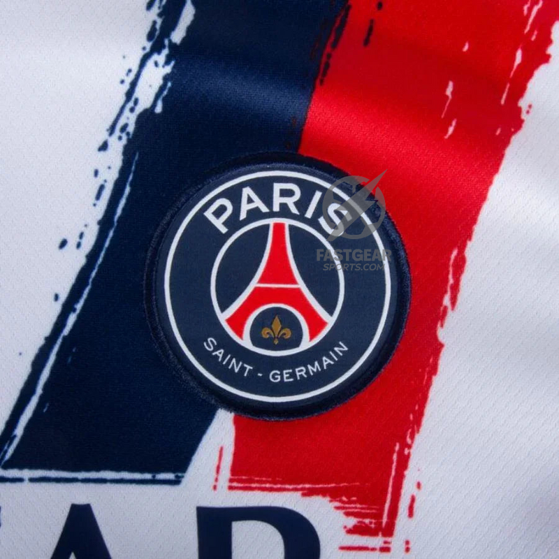 Paris Saint-Germain O.DEMBELE 10 Fan Jersey Away 2024/25 Patches UCL UEFA Foundation (Official Printing)