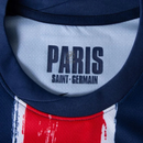 Paris Saint-Germain O.DEMBELE 10 Fan Jersey Home 2024/25 Patches UCL UEFA Foundation (Official Printing)