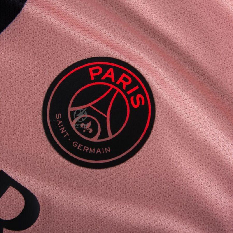 Paris Saint-Germain O.DEMBELE 10 Fan Jersey Third Jordan 2023/24 Patches UCL UEFA Foundation (Official Printing)