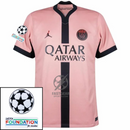 Paris Saint-Germain  Fan Jersey Third Jordan 2023/24 Patches UCL UEFA Foundation (Official Printing)