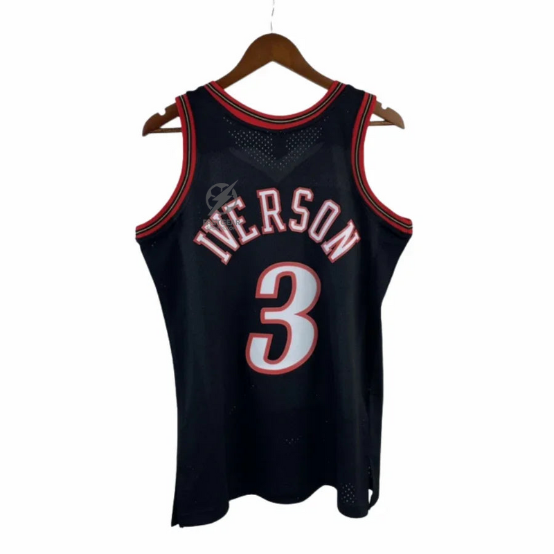 Philadelphia 76ers Allen Iverson 2000-01 Edition NBA Jersey - Black